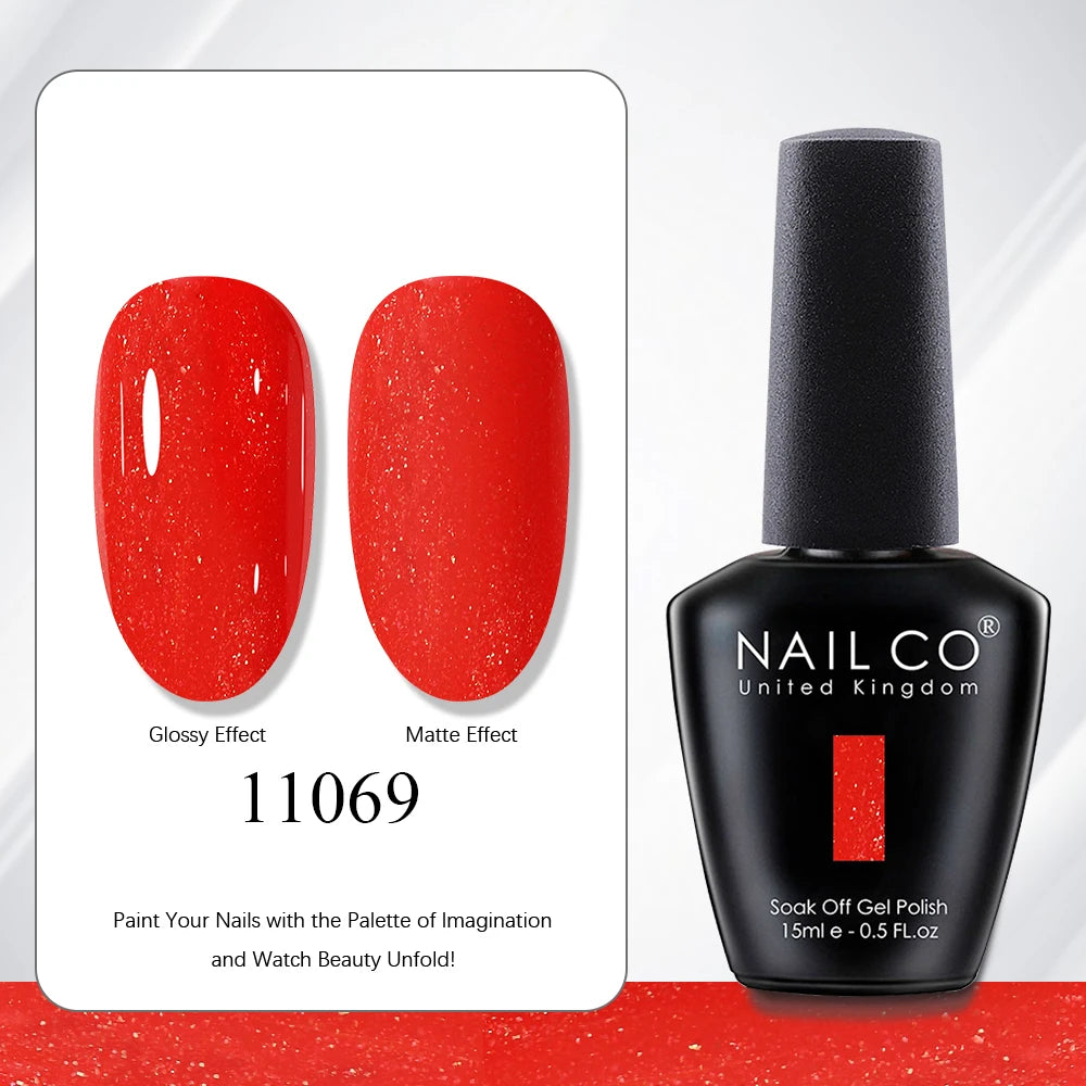 NAILCO 15ml Nail Polish Gel Vernis Semi Permanent UV Gel Gel Polish Manicure Varnish Nail Art Nude Gel Poliish