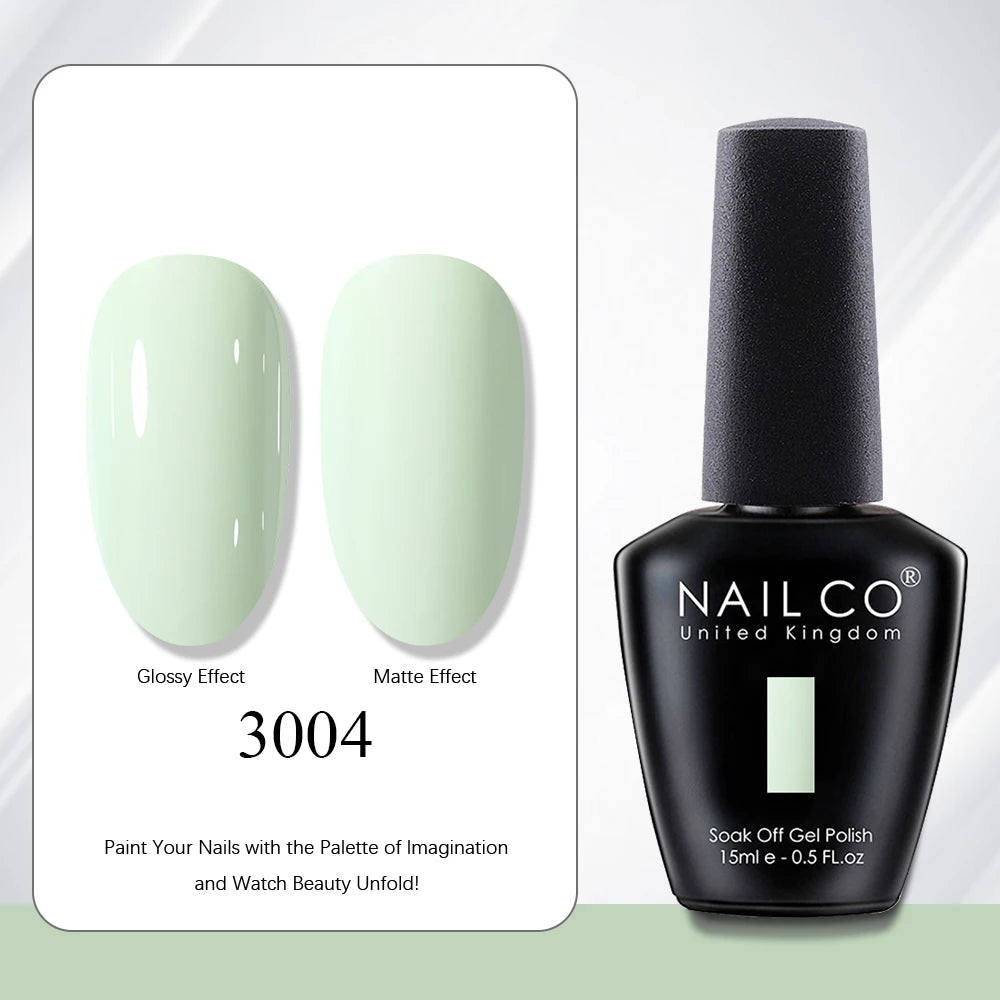 NAILCO 15ml Nail Polish Gel Vernis Semi Permanent UV Gel Gel Polish Manicure Varnish Nail Art Nude Gel Poliish