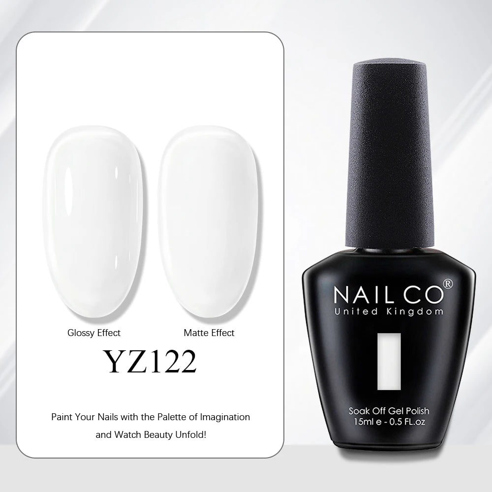NAILCO 15ml Nail Polish Gel Vernis Semi Permanent UV Gel Gel Polish Manicure Varnish Nail Art Nude Gel Poliish