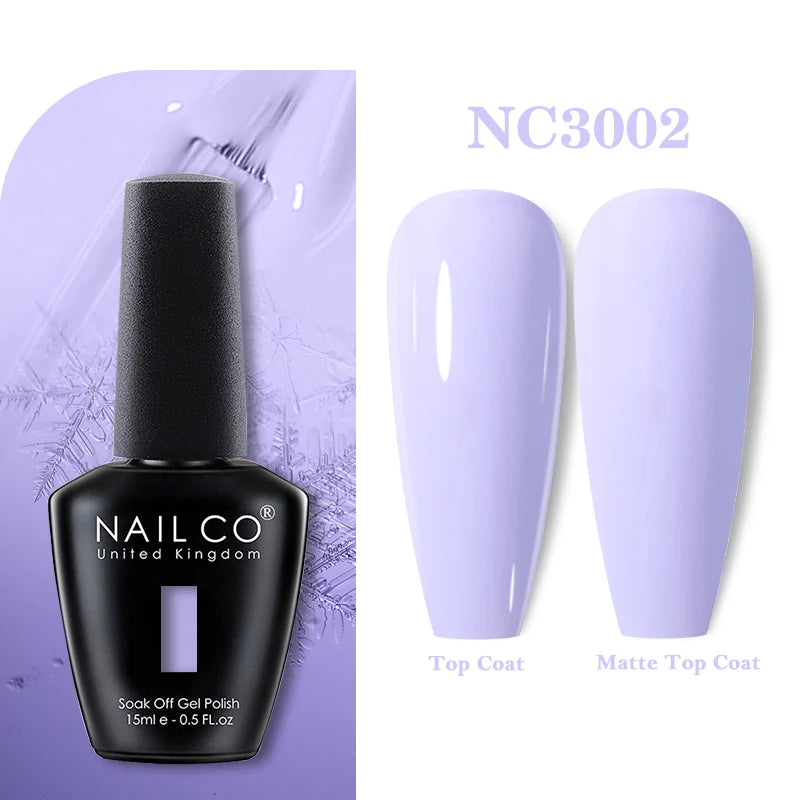 NAILCO Nails Art Colors Vernis Semi Permanent UV Varnish Gel Nail Polish For All Gel Manicure TOP Coat Varnish Hybrid Gel Polish