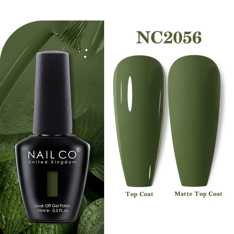 NAILCO Nails Art Colors Vernis Semi Permanent UV Varnish Gel Nail Polish For All Gel Manicure TOP Coat Varnish Hybrid Gel Polish