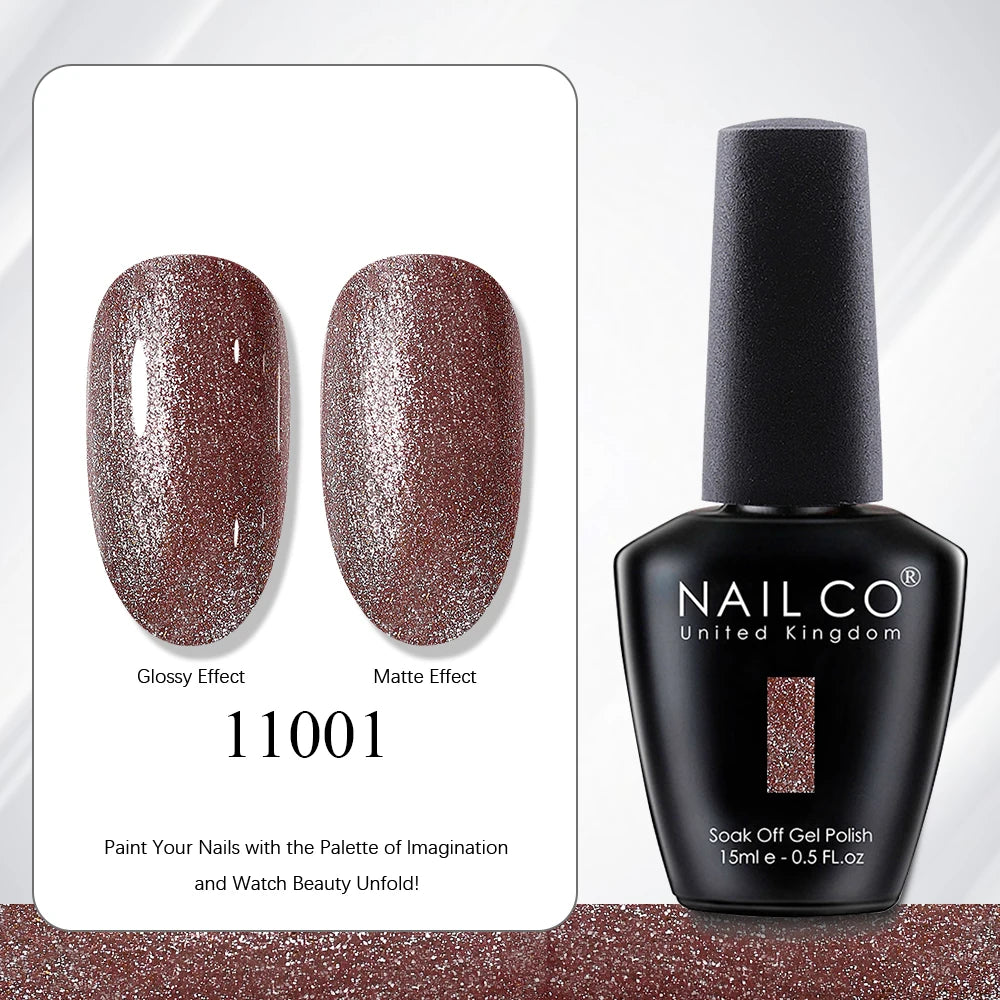 NAILCO 15ml Nail Polish Gel Vernis Semi Permanent UV Gel Gel Polish Manicure Varnish Nail Art Nude Gel Poliish