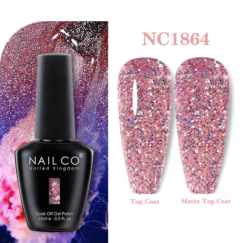 NAILCO Nails Art Colors Vernis Semi Permanent UV Varnish Gel Nail Polish For All Gel Manicure TOP Coat Varnish Hybrid Gel Polish