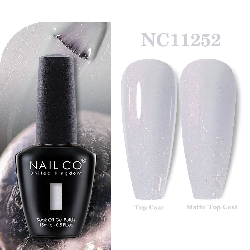 NAILCO 131Colors Vernis Semi Permanent UV Varnish Gel Nail Polish Nails Art Gel Manicure TOP BASE Varnish Hybrid