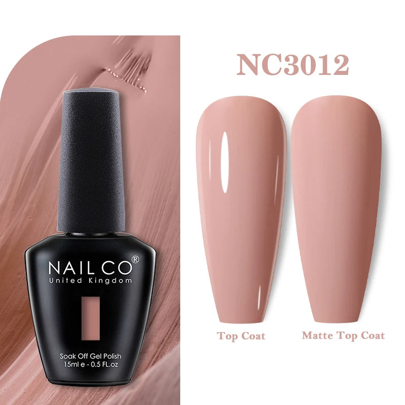 NAILCO Nails Art Colors Vernis Semi Permanent UV Varnish Gel Nail Polish For All Gel Manicure TOP Coat Varnish Hybrid Gel Polish