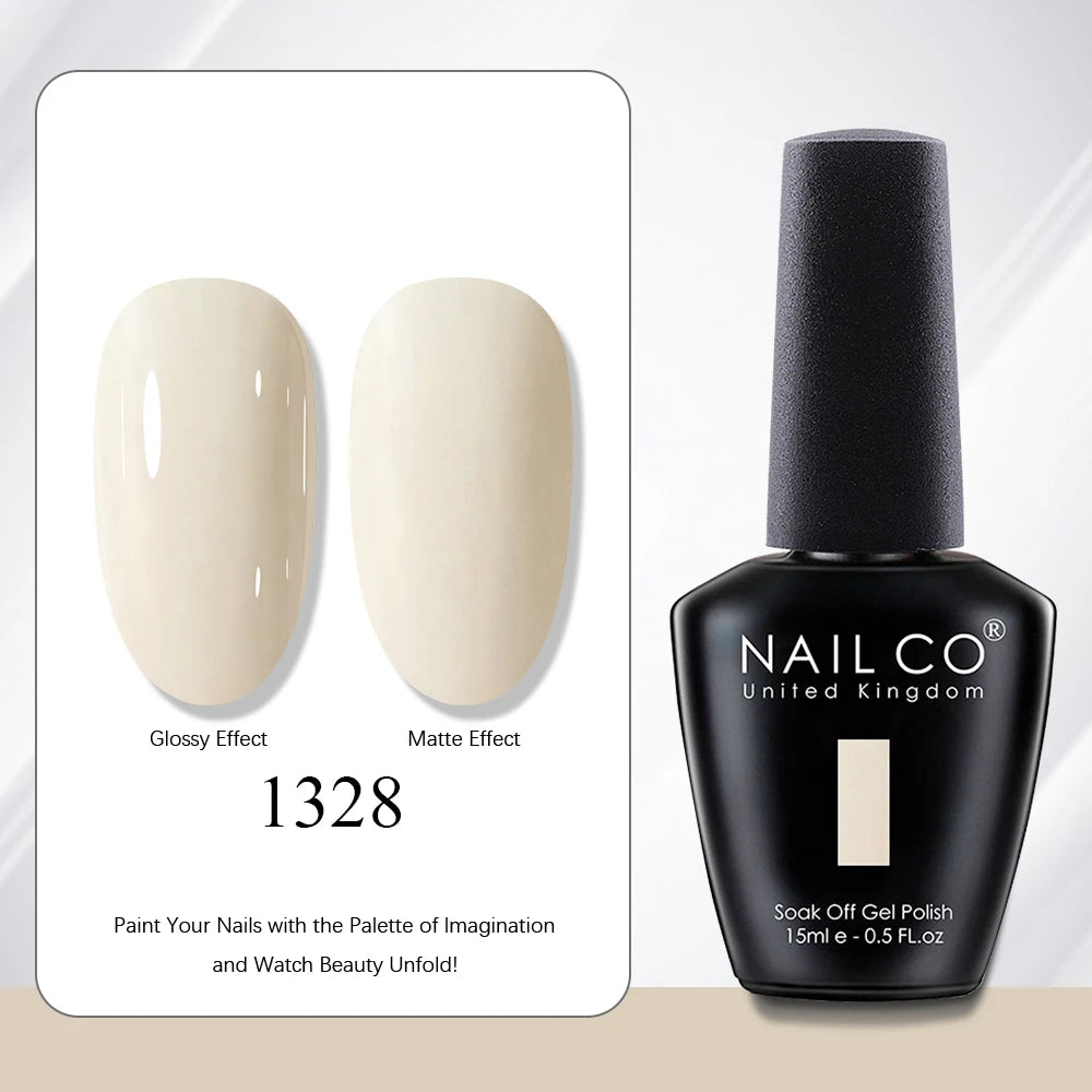 NAILCO 15ml Nail Polish Gel Vernis Semi Permanent UV Gel Gel Polish Manicure Varnish Nail Art Nude Gel Poliish