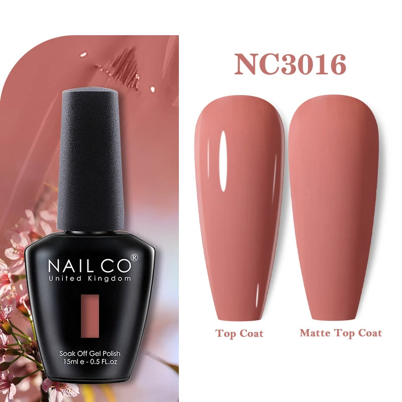 NAILCO Nails Art Colors Vernis Semi Permanent UV Varnish Gel Nail Polish For All Gel Manicure TOP Coat Varnish Hybrid Gel Polish