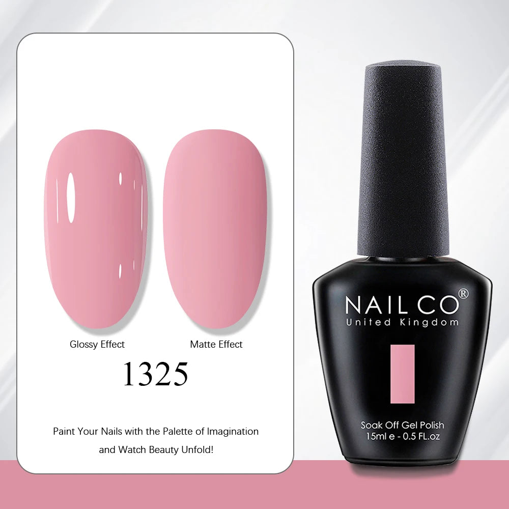 NAILCO 15ml Nail Polish Gel Vernis Semi Permanent UV Gel Gel Polish Manicure Varnish Nail Art Nude Gel Poliish