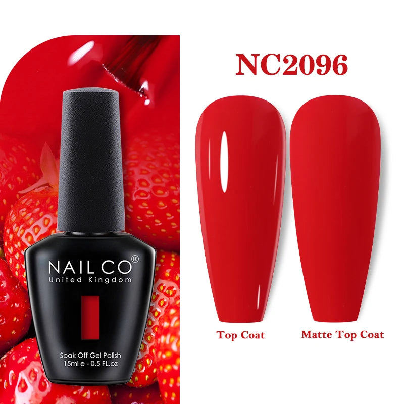 NAILCO Nails Art Colors Vernis Semi Permanent UV Varnish Gel Nail Polish For All Gel Manicure TOP Coat Varnish Hybrid Gel Polish