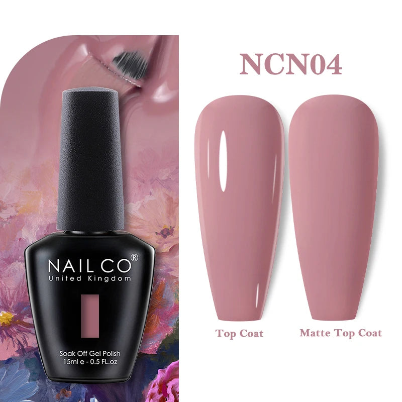 NAILCO Nails Art Colors Vernis Semi Permanent UV Varnish Gel Nail Polish For All Gel Manicure TOP Coat Varnish Hybrid Gel Polish