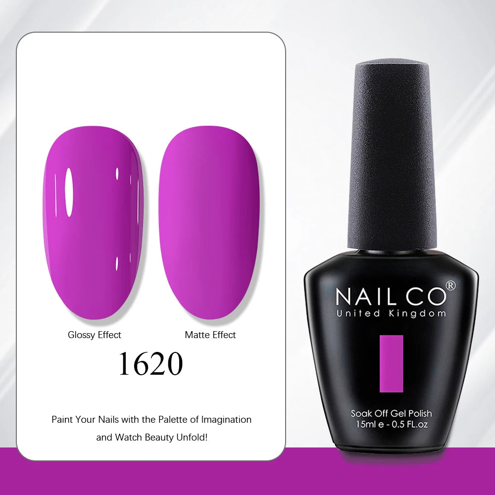 NAILCO 15ml Nail Polish Gel Vernis Semi Permanent UV Gel Gel Polish Manicure Varnish Nail Art Nude Gel Poliish