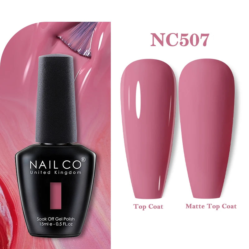 NAILCO Nails Art Colors Vernis Semi Permanent UV Varnish Gel Nail Polish For All Gel Manicure TOP Coat Varnish Hybrid Gel Polish