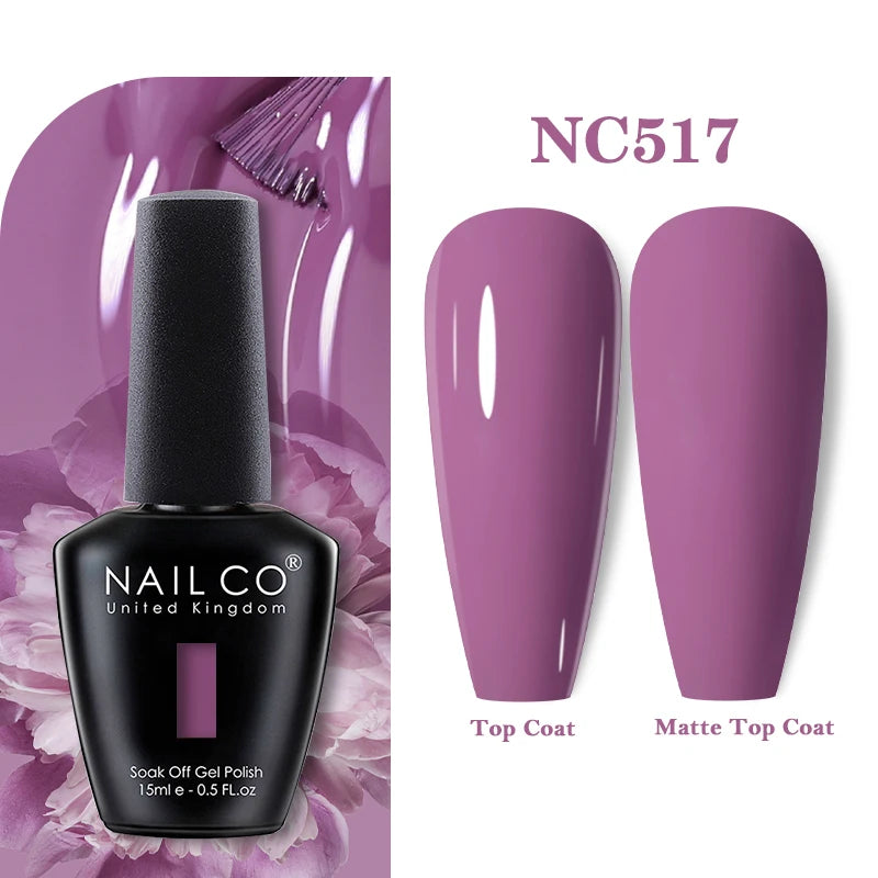 NAILCO Nails Art Colors Vernis Semi Permanent UV Varnish Gel Nail Polish For All Gel Manicure TOP Coat Varnish Hybrid Gel Polish