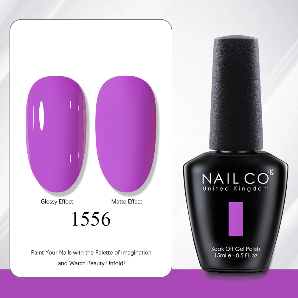 NAILCO 15ml Nail Polish Gel Vernis Semi Permanent UV Gel Gel Polish Manicure Varnish Nail Art Nude Gel Poliish