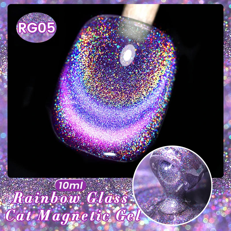 BORN PRETTY 10ml Water Light Cat Magnetic Gel Nail Polish Nail Supplies Vernis Winter Autumn Semi Permanent Christmas Xmas Gel