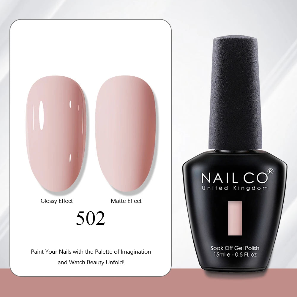 NAILCO 15ml Nail Polish Gel Vernis Semi Permanent UV Gel Gel Polish Manicure Varnish Nail Art Nude Gel Poliish
