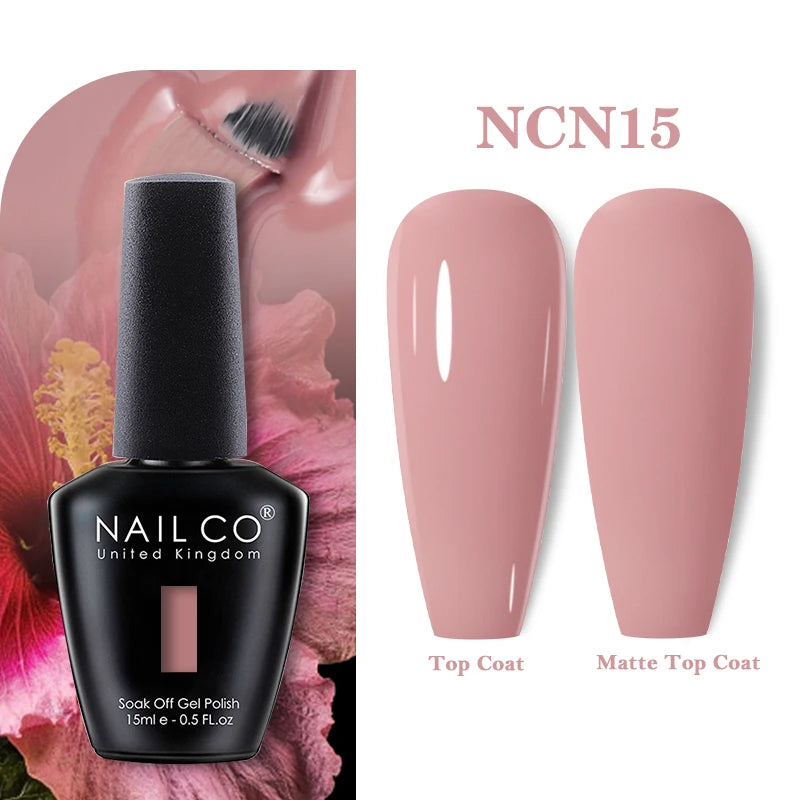 NAILCO Nails Art Colors Vernis Semi Permanent UV Varnish Gel Nail Polish For All Gel Manicure TOP Coat Varnish Hybrid Gel Polish