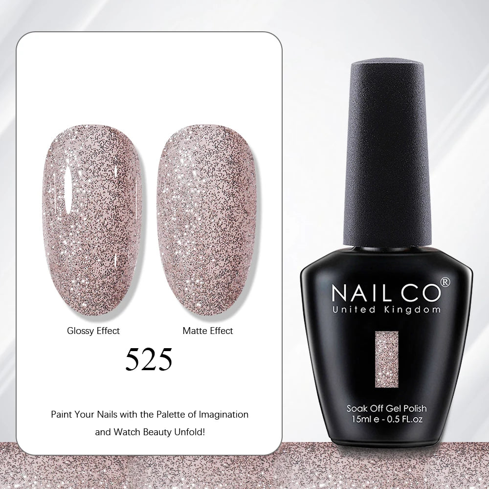 NAILCO 15ml Nail Polish Gel Vernis Semi Permanent UV Gel Gel Polish Manicure Varnish Nail Art Nude Gel Poliish