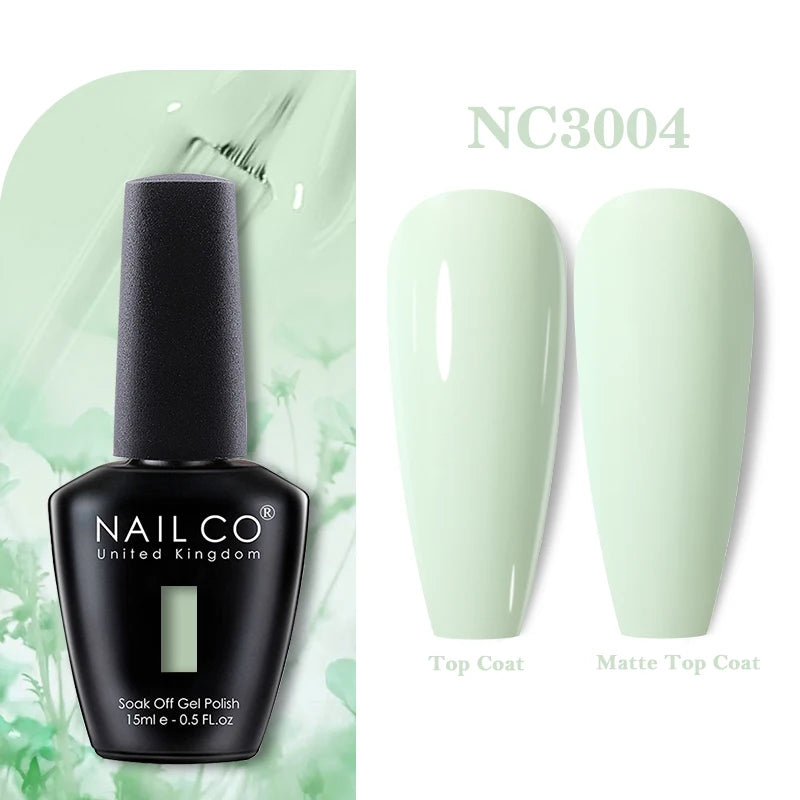 NAILCO Nails Art Colors Vernis Semi Permanent UV Varnish Gel Nail Polish For All Gel Manicure TOP Coat Varnish Hybrid Gel Polish