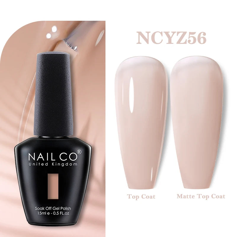 NAILCO Nails Art Colors Vernis Semi Permanent UV Varnish Gel Nail Polish For All Gel Manicure TOP Coat Varnish Hybrid Gel Polish