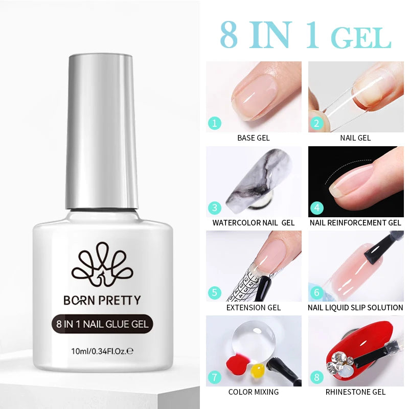 BORN PRETTY 10ml Water Light Cat Magnetic Gel Nail Polish Nail Supplies Vernis Winter Autumn Semi Permanent Christmas Xmas Gel