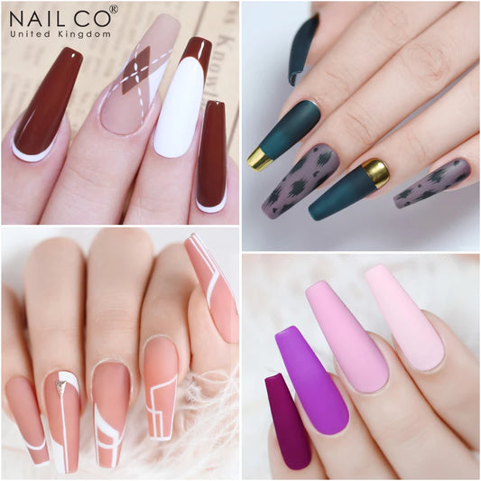 NAILCO 15ml Vernis Semi Permanent UV  Varnish Gel Nail Polish Nails Art Gel Manicure Design TOP BASE Hybrid