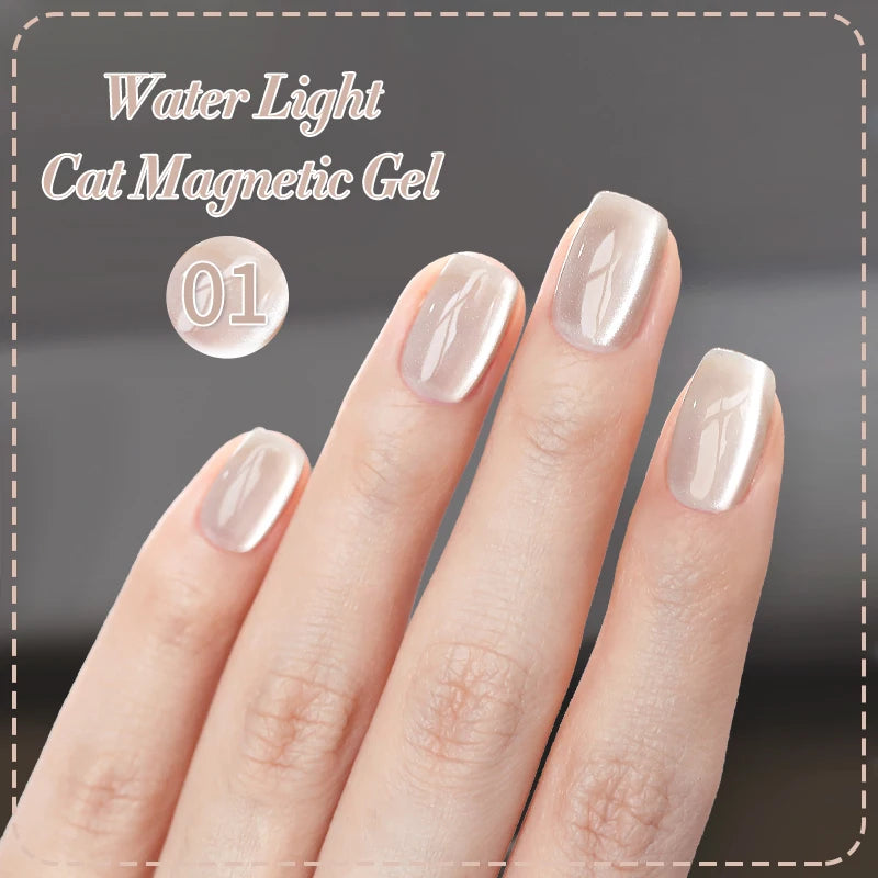 BORN PRETTY 10ml Water Light Cat Magnetic Gel Nail Polish Nail Supplies Vernis Winter Autumn Semi Permanent Christmas Xmas Gel