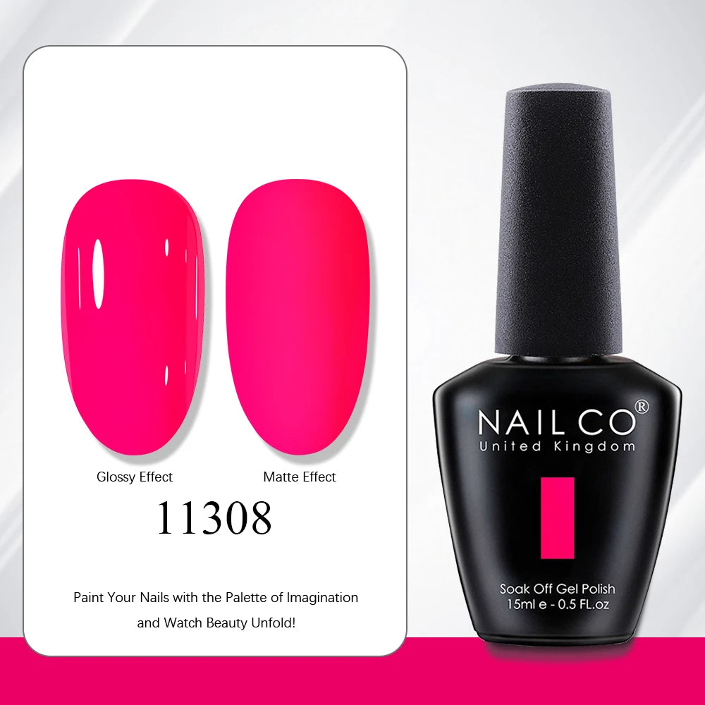 NAILCO 15ml Nail Polish Gel Vernis Semi Permanent UV Gel Gel Polish Manicure Varnish Nail Art Nude Gel Poliish