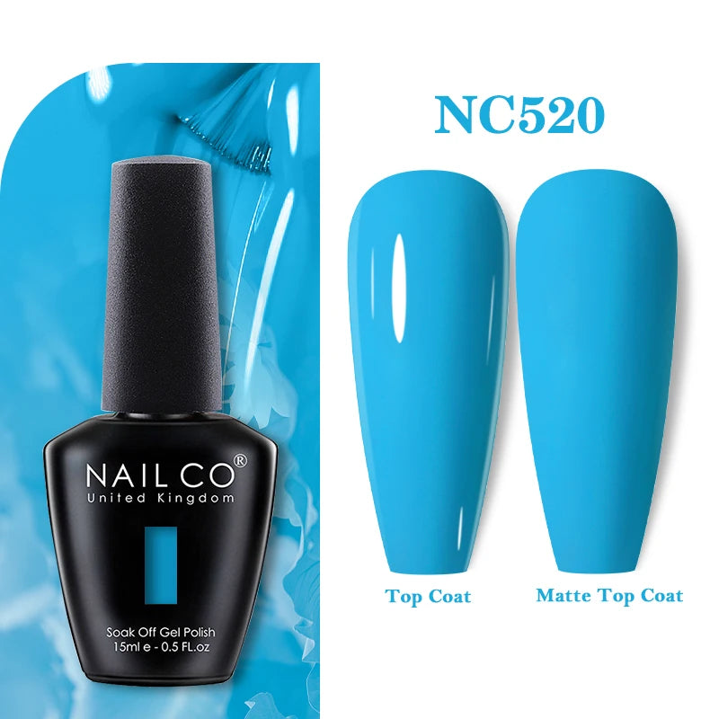 NAILCO Nails Art Colors Vernis Semi Permanent UV Varnish Gel Nail Polish For All Gel Manicure TOP Coat Varnish Hybrid Gel Polish