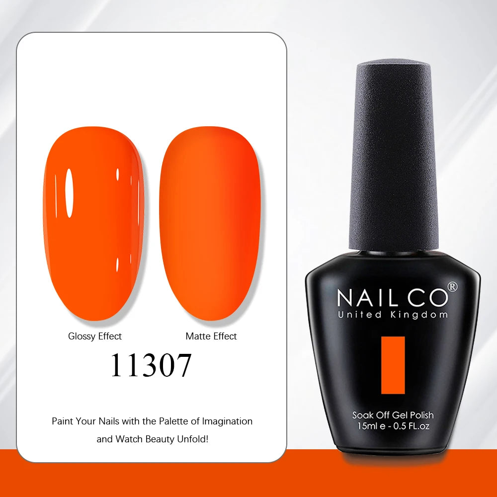 NAILCO 15ml Nail Polish Gel Vernis Semi Permanent UV Gel Gel Polish Manicure Varnish Nail Art Nude Gel Poliish