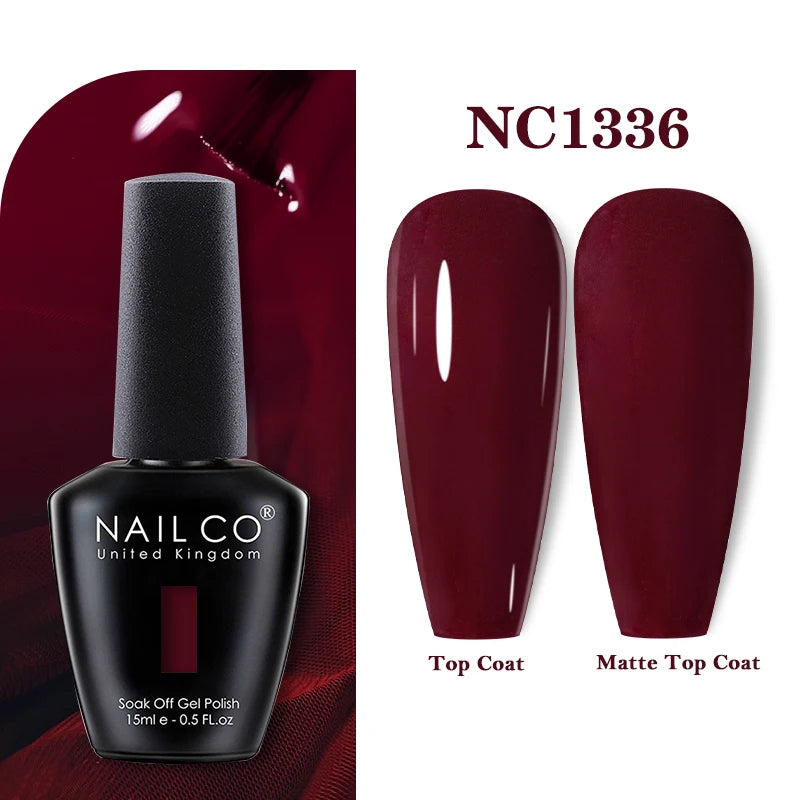 NAILCO Nails Art Colors Vernis Semi Permanent UV Varnish Gel Nail Polish For All Gel Manicure TOP Coat Varnish Hybrid Gel Polish