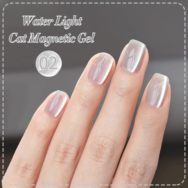 BORN PRETTY 10ml Water Light Cat Magnetic Gel Nail Polish Nail Supplies Vernis Winter Autumn Semi Permanent Christmas Xmas Gel