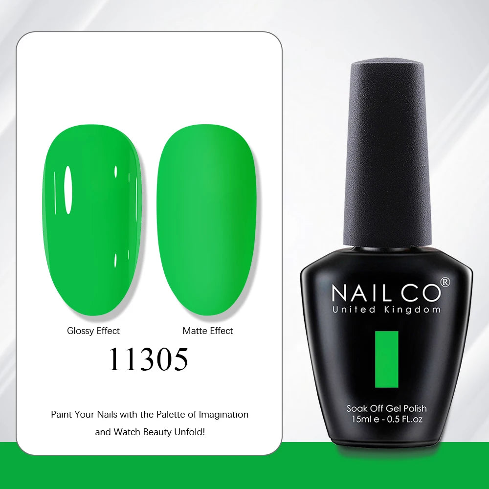 NAILCO 15ml Nail Polish Gel Vernis Semi Permanent UV Gel Gel Polish Manicure Varnish Nail Art Nude Gel Poliish