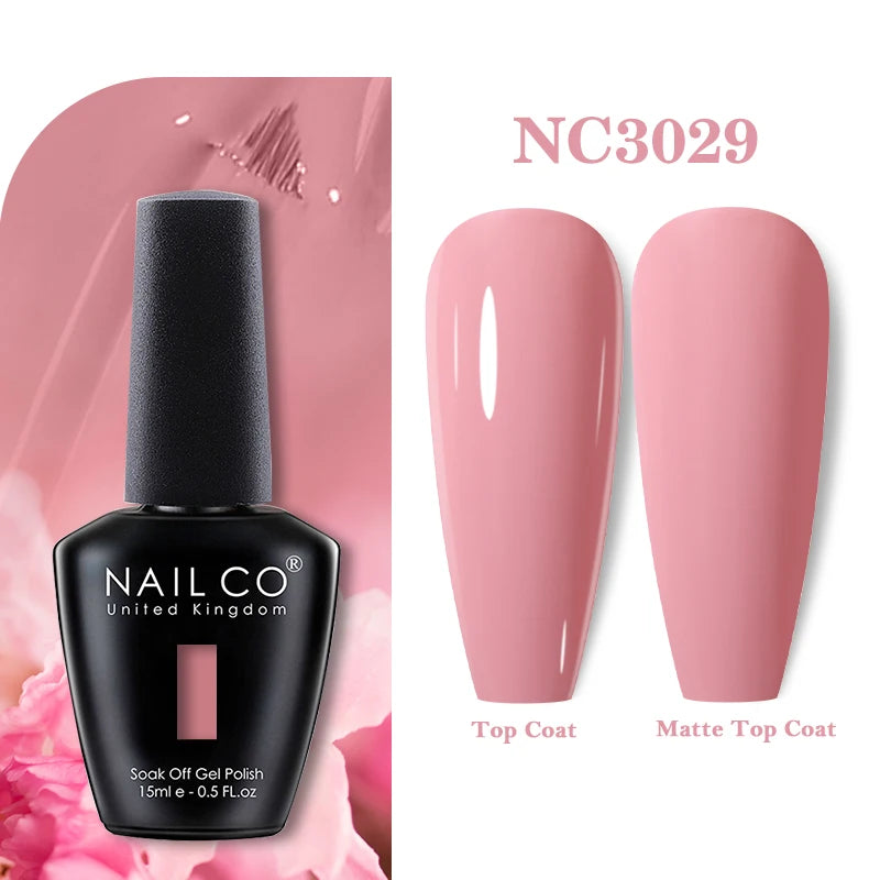 NAILCO Nails Art Colors Vernis Semi Permanent UV Varnish Gel Nail Polish For All Gel Manicure TOP Coat Varnish Hybrid Gel Polish