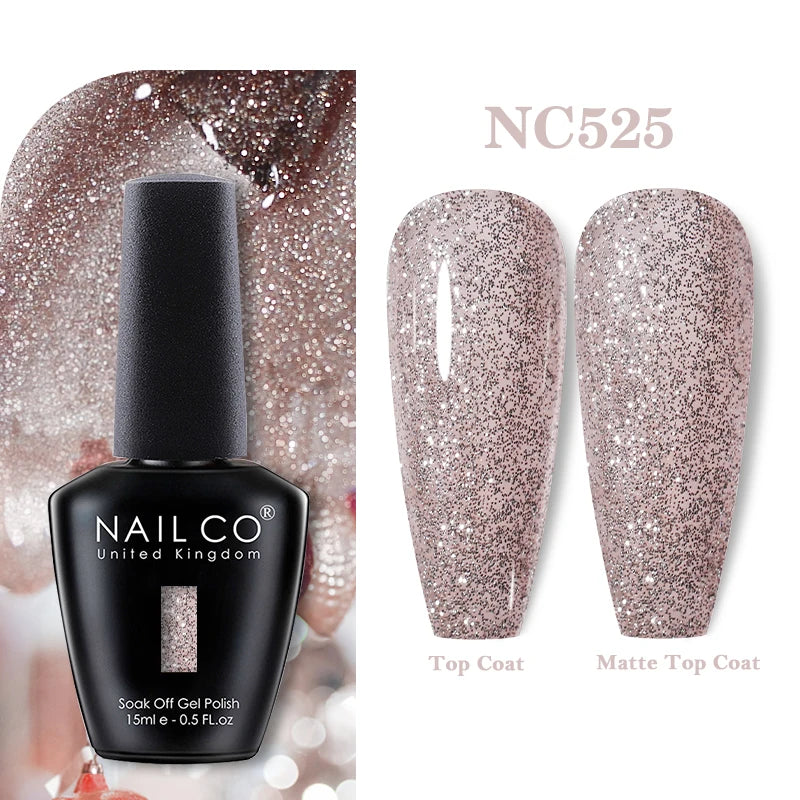 NAILCO Nails Art Colors Vernis Semi Permanent UV Varnish Gel Nail Polish For All Gel Manicure TOP Coat Varnish Hybrid Gel Polish