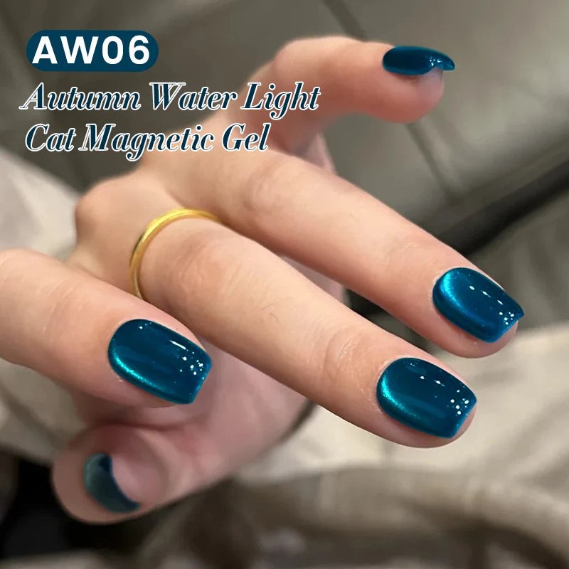 BORN PRETTY 10ml Water Light Cat Magnetic Gel Nail Polish Nail Supplies Vernis Winter Autumn Semi Permanent Christmas Xmas Gel