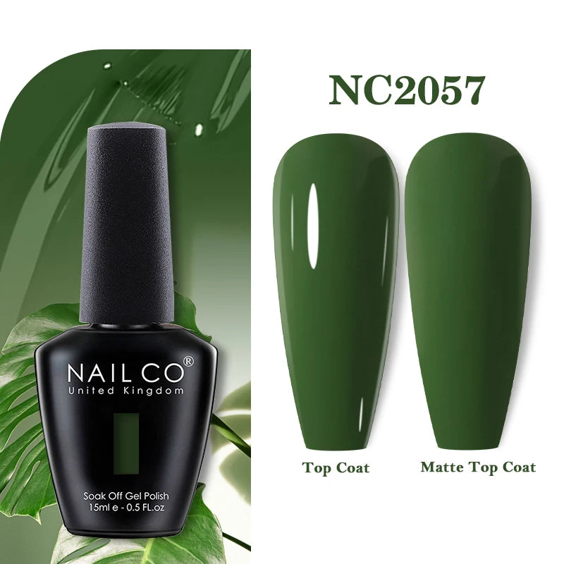 NAILCO Nails Art Colors Vernis Semi Permanent UV Varnish Gel Nail Polish For All Gel Manicure TOP Coat Varnish Hybrid Gel Polish