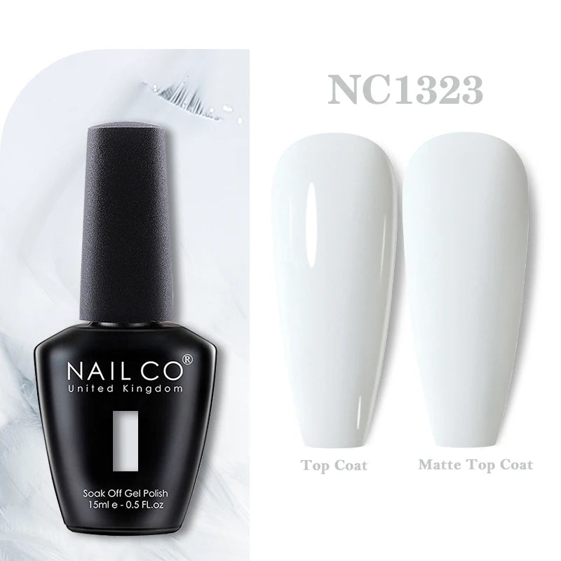NAILCO 131Colors Vernis Semi Permanent UV Varnish Gel Nail Polish Nails Art Gel Manicure TOP BASE Varnish Hybrid
