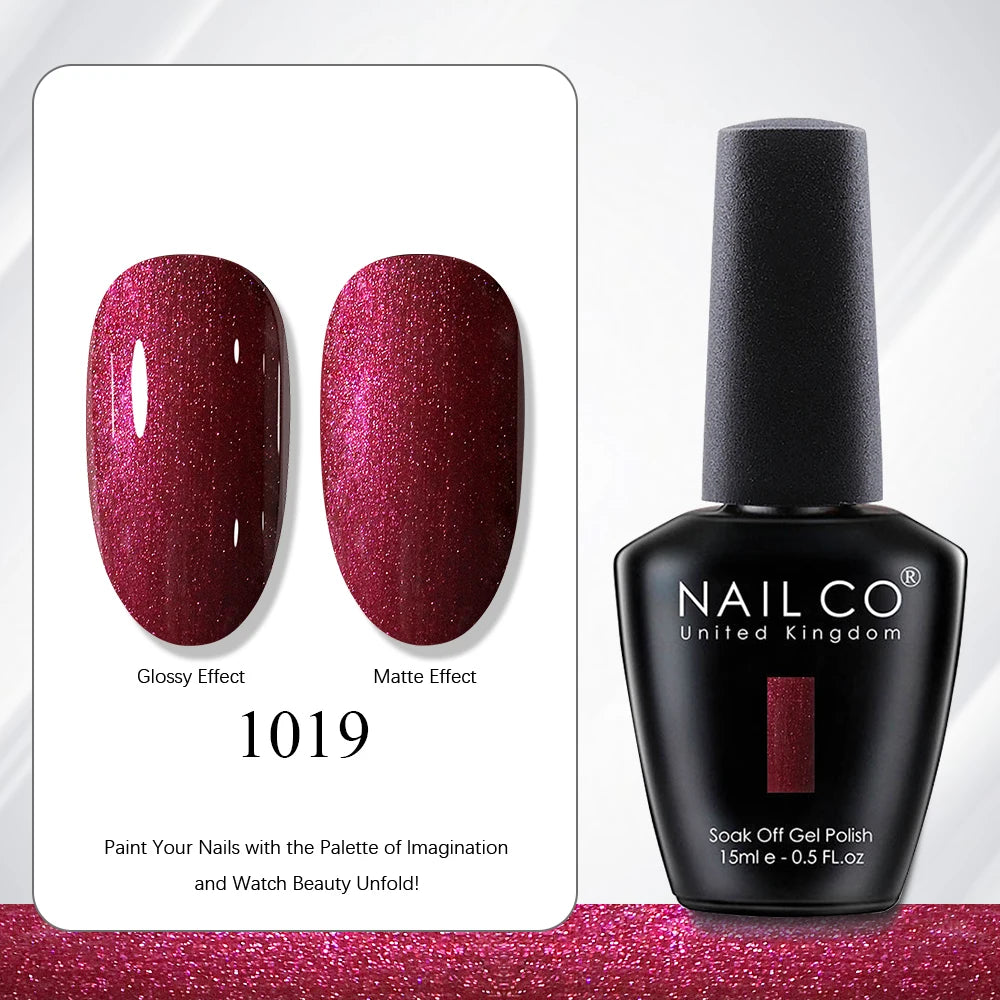 NAILCO 15ml Nail Polish Gel Vernis Semi Permanent UV Gel Gel Polish Manicure Varnish Nail Art Nude Gel Poliish