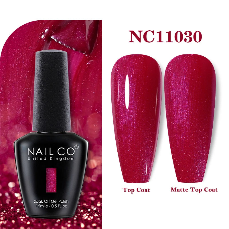 NAILCO Nails Art Colors Vernis Semi Permanent UV Varnish Gel Nail Polish For All Gel Manicure TOP Coat Varnish Hybrid Gel Polish