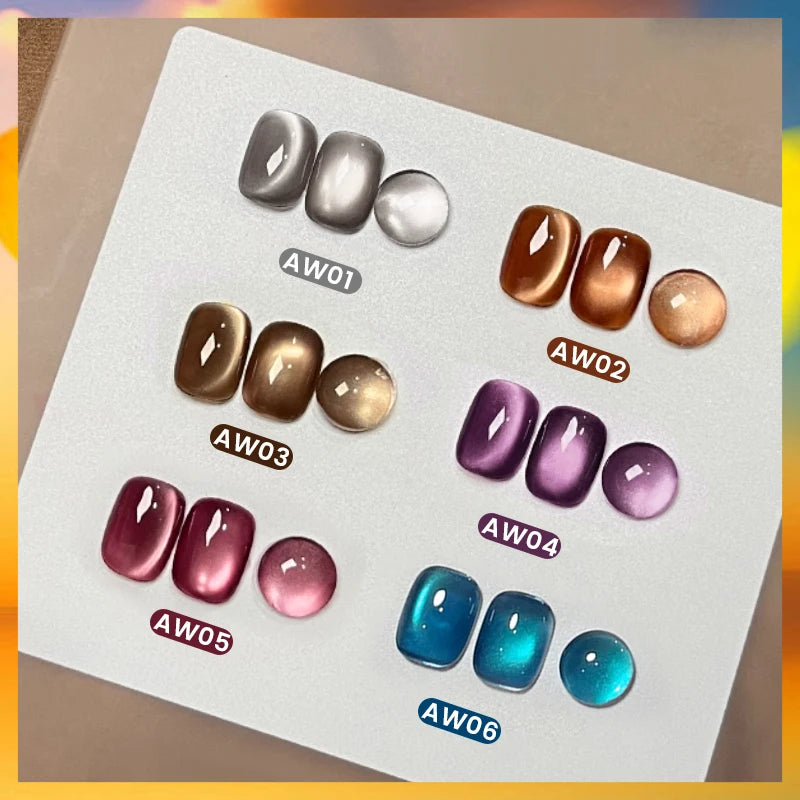 BORN PRETTY 10ml Water Light Cat Magnetic Gel Nail Polish Nail Supplies Vernis Winter Autumn Semi Permanent Christmas Xmas Gel