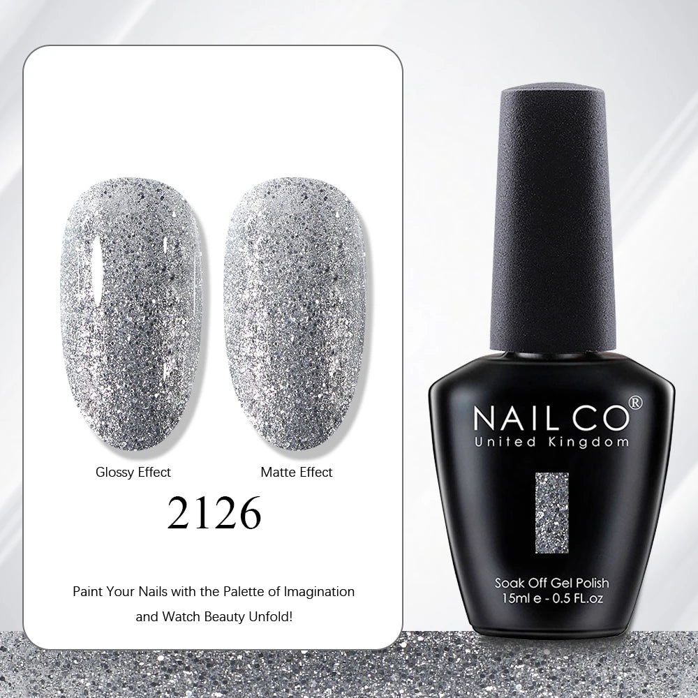 NAILCO 15ml Nail Polish Gel Vernis Semi Permanent UV Gel Gel Polish Manicure Varnish Nail Art Nude Gel Poliish